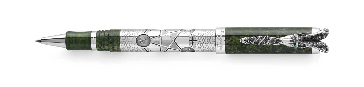 Montegrappa Goat 2015 Rollerball, Silver 